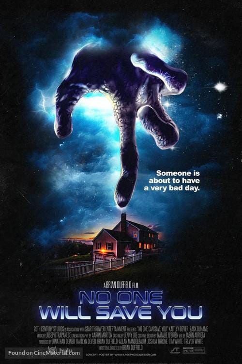 No One Will Save You (2023) 1 no one will save you movie poster
