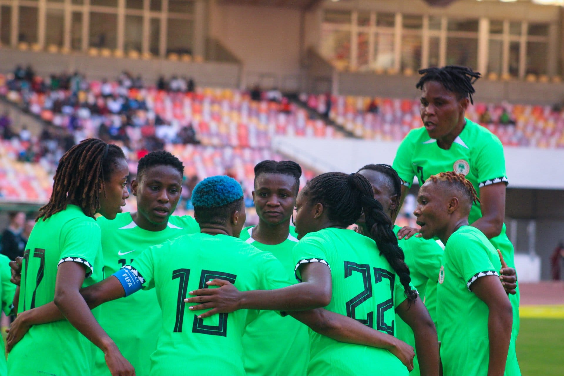 Super Falcons beats South Africa in the first leg of the Olympic qualifications 1 20240405 193540
