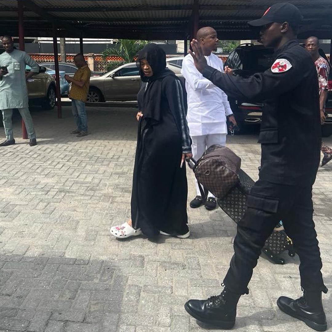 PHOTOS: Bobrisky leaving the court with his luggage after his six-month sentencing. 1 20240412 175050