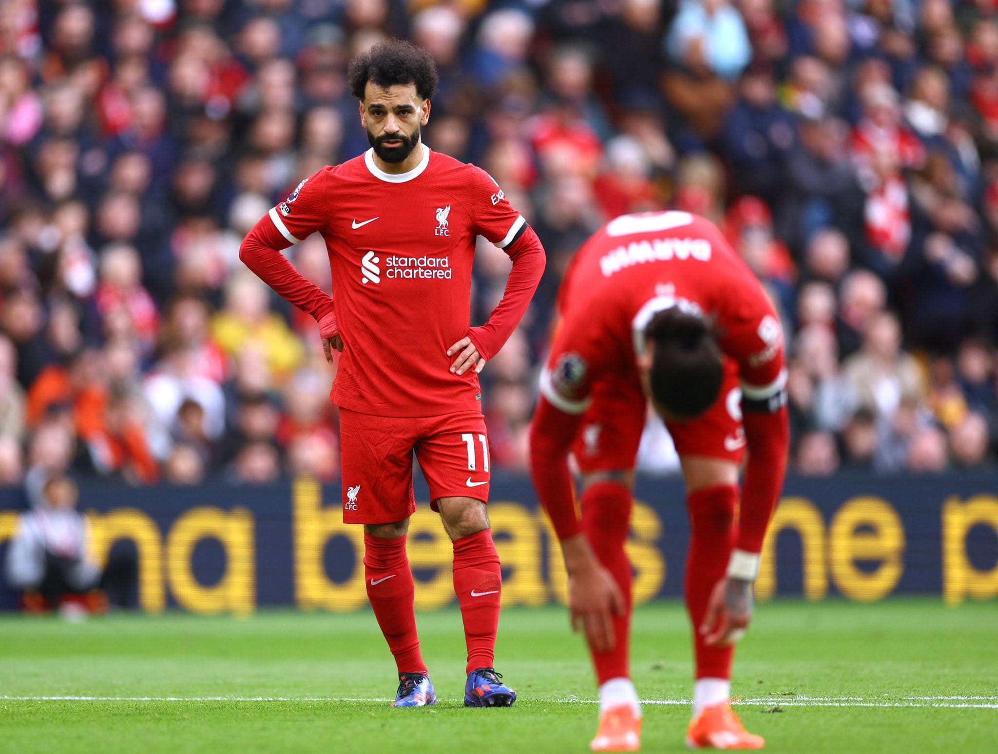 Liverpool's title charge suffered a huge blow after they were beaten by Crystal Palace 1 20240414 185605