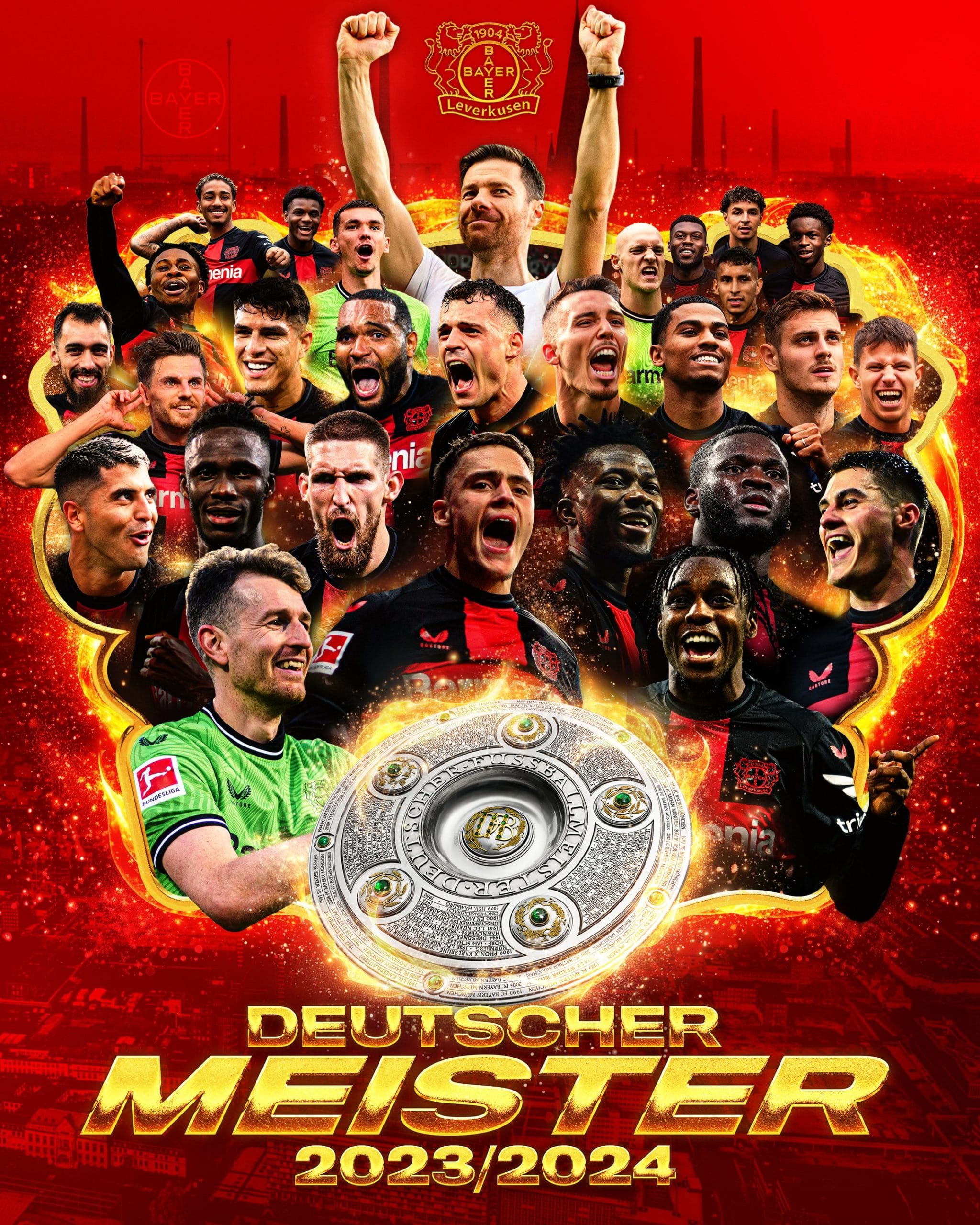 Bayer Leverkusen wins Bundesliga league title 1 20240414 190740 scaled 1