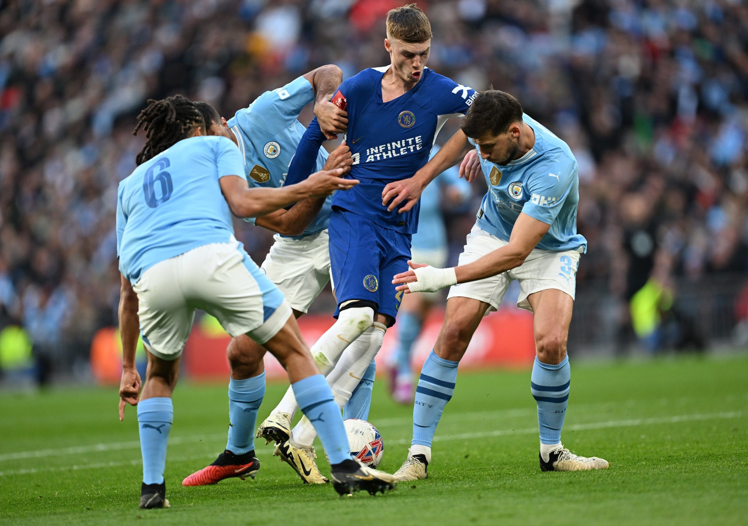 Bernardo Silva scored as Man City beat Chelsea to reach the FA Cup final 1 20240420 194842 scaled 1