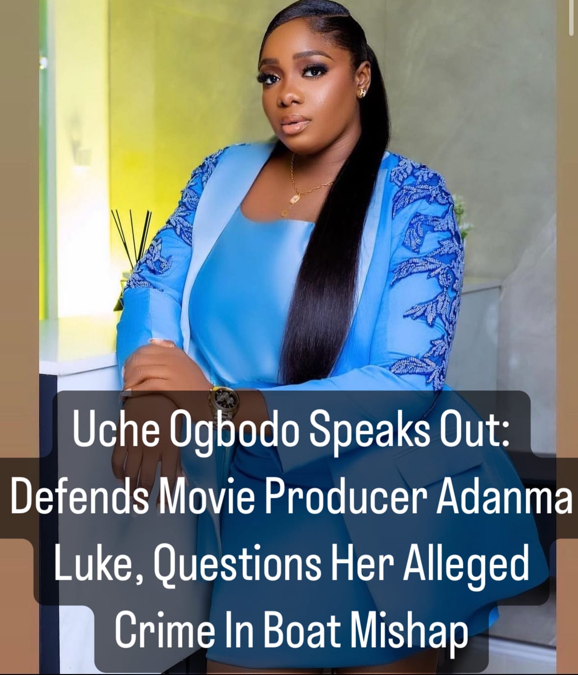 Uche Ogbodo Speaks Out: Defends Movie Producer Adanma Luke, Questions Her Alleged Crime in Boat Mishap 1 IMG 5481