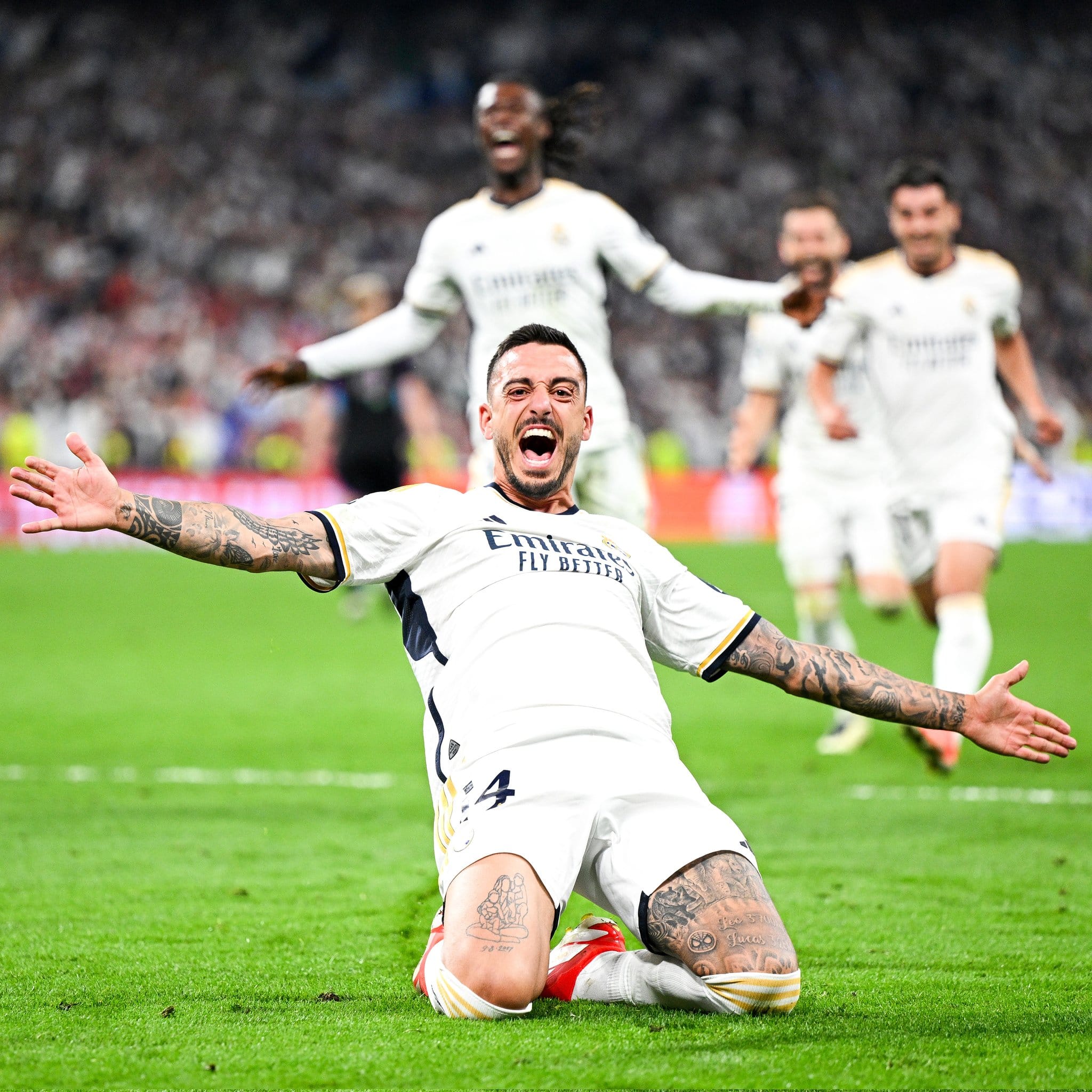 Real Madrid 2-1 Bayern Munich (4-3 on agg): Joselu’s late double sent Madrid through to a Champions League final against Borussia Dortmund at Wembley 1 20240508 224148 1