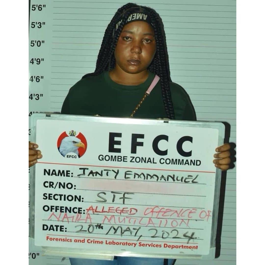 Naira Abuse: EFCC arrests woman in Gombe State for abusing Naira 1 IMG 20240522 WA0013