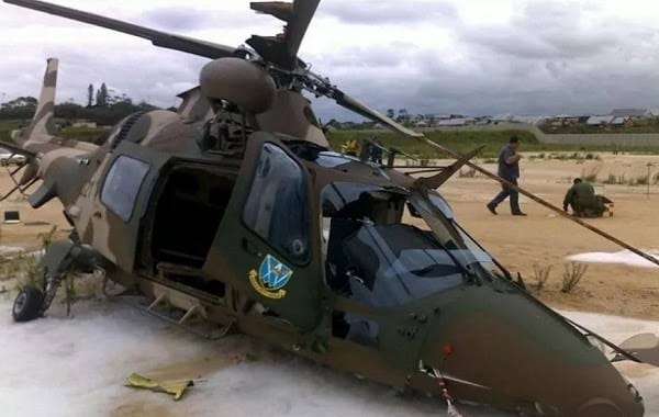BREAKING: NAF helicopter crashes in Kaduna, pilot survives 1 images 37