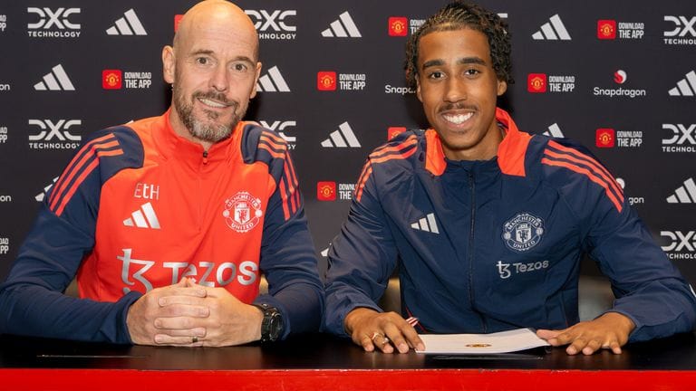 Man Utd completes the signing of talented French defender, jersey number confirmed 1 skysports lenny yoro man utd 6631157