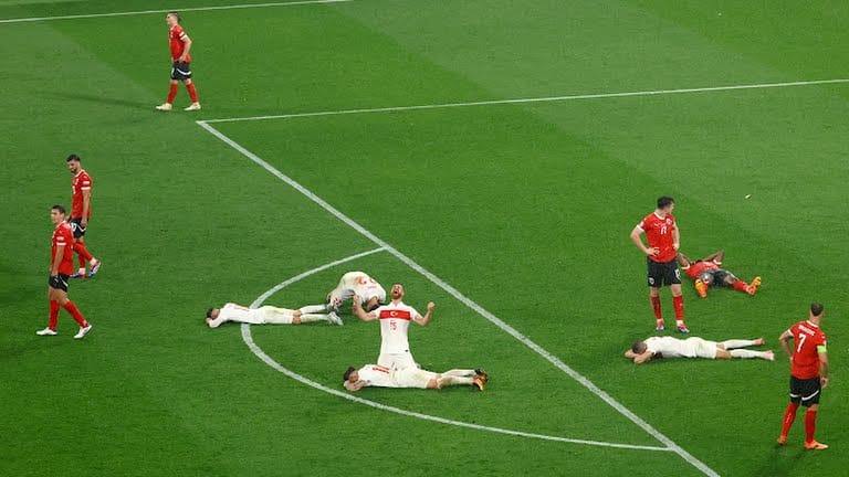 Euro2024: Austria 1-2 Turkey, Demiral double enough to see Turkey through 1 tag reuters.com2024 newsml UP1EK721MAMF4 385493309 768x432