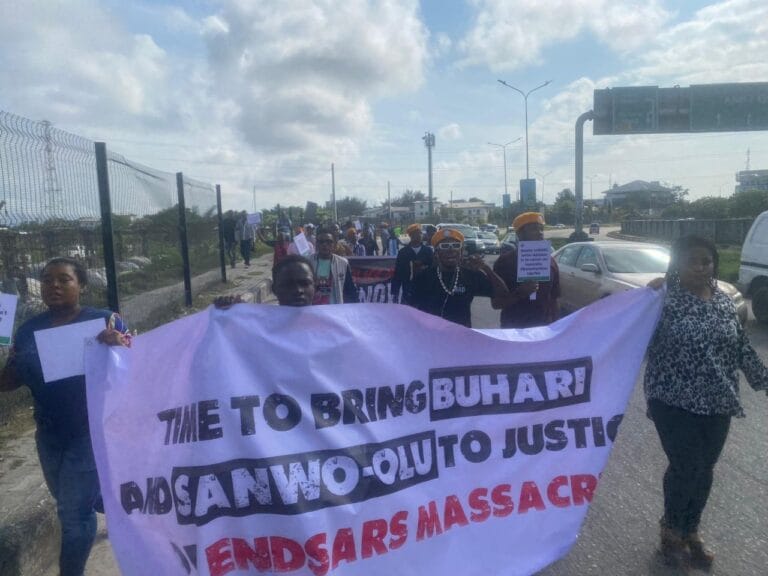 JUST IN: Lagos State Police teargas EndSARS memorial demonstrators 1 IMG 20241020 WA0007 768x576 1 1
